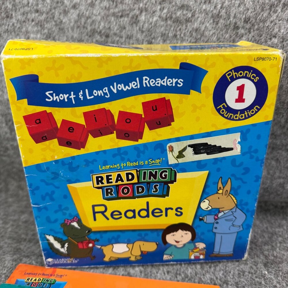 ✅Learning Resources Reading Rods Readers Phonics Foundation Book Set 1 - Picture 2 of 10